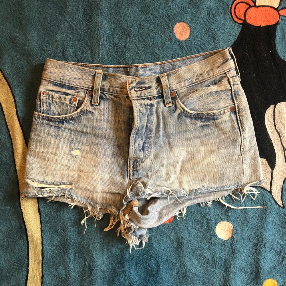 Levi 501 denim shorts